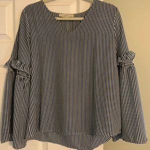 LOFT bell sleeve top